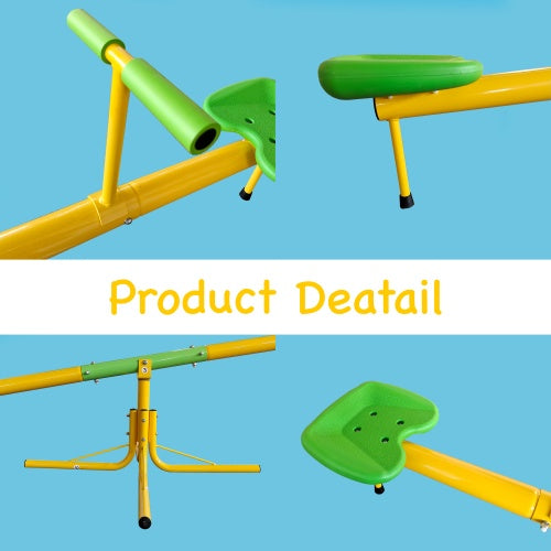 Outdoor Seesaw 360 Degree Rotating Seesaw Playground Equipment