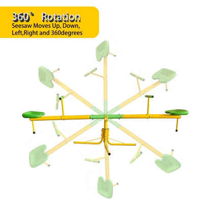 Outdoor Seesaw 360 Degree Rotating Seesaw Playground Equipment