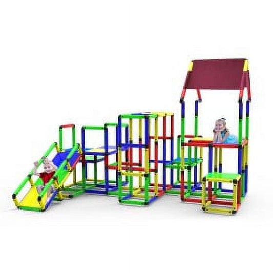 Funphix Giant Gym Modular Life-Size Playset, Kids Climbing Frame for Kids Upto 2 years | Indoor & Outdoor Climbing Structure.