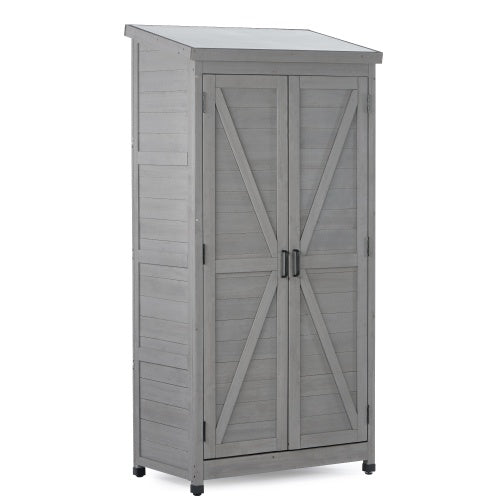 Outdoor Lockers  Metal Tops, Garden Storage Sheds, Outdoor Wood High Canopy For Patio Patio Terraces